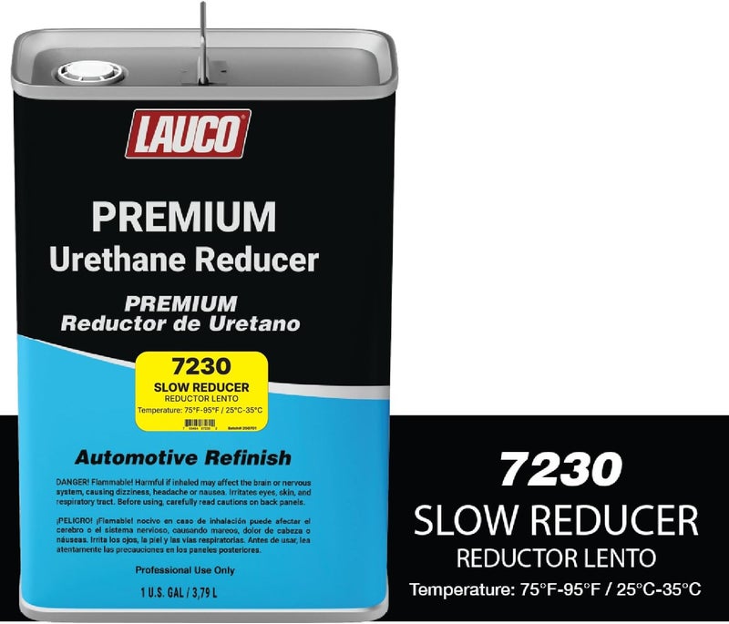 LAUCO مخفف درجة اليوريثان البطيء (7230)، 2 جالون، 75°F - 95°F - للاستخدام في طلاء السيارات والطلاء الصناعي - أداء عالي لدرجة السيارات - Image 2